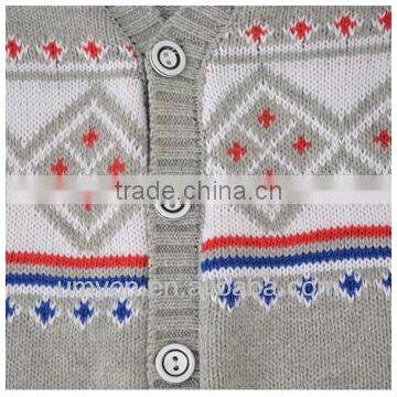 2014 Spring Jacquard Single Breasted Kids Cardigan Sweater photo-3