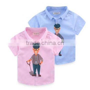 F10015F NEW STYLE KIDS WEAR FASHION CARTOON BOYS SHIRTS
