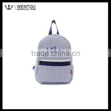 New Fashion Personalized Striped Seersucker Bag photo-4