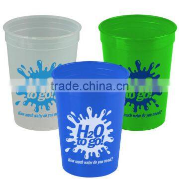 USA Made 12 oz Smooth-Sided Transparent Stadium Cup - Comes With Your Logo photo-3