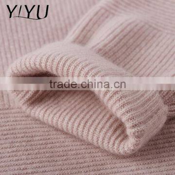 Custom Winter Fall Casual Women Loose Turtleneck Cashmere Pullover Sweater photo-5