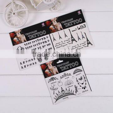 Different Flower Shapes Sticker Waterproof Tattoo Sticker Enviroment Protection Non-toxic photo-4