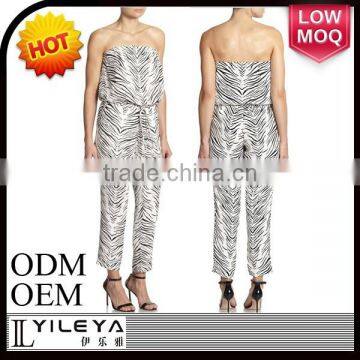 High End Leopard Print Plus Size Women Jumpsuits 2015