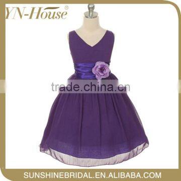 hot sale children fancy dress flower for wedding party or ball gown