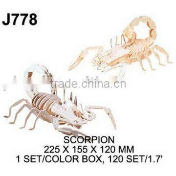 J778 DIY WOODEN PUZZLE SET