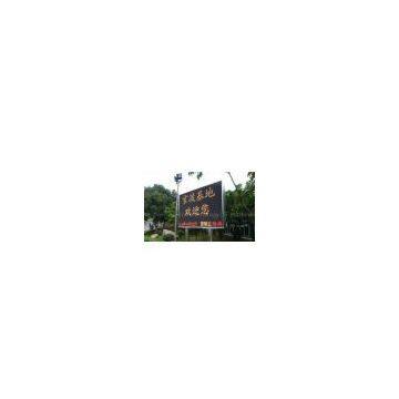 Outdoor Dual Color LED Display Signs for Ferry Harbours
