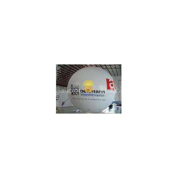 White Dia 4m inflatable advertising helium balloons with 0.20mm PVC Material for Promotion