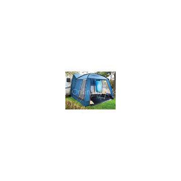 Azure Blue Drive away Caravan Porch Awnings with Fibreglass Pole