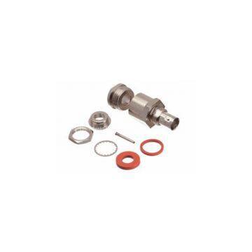 BNC Female Bulkhead Clamp RG6 Coaxial Connector