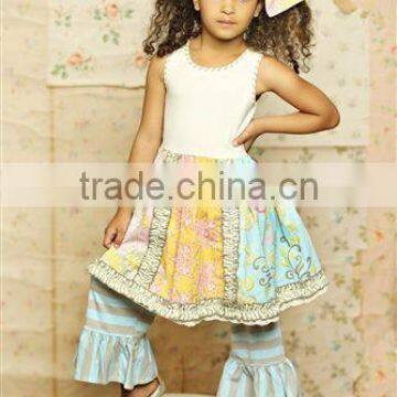 2017 fashion mustard pie remake summer girls clothing sets