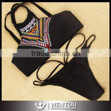 Hot Sale Sexy Vintage Printing Bikini photo-4