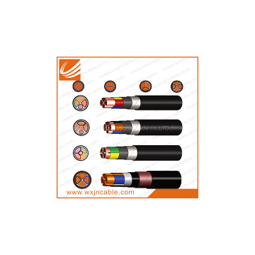 0.6/1KV VV22-Copper Conductor PVC Insulated Steel Tape Armoured PVC Sheathed Power Cable