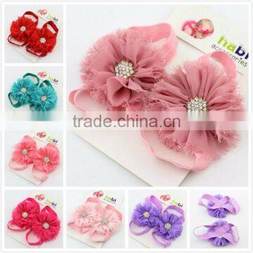 Wholesale kids fancy flower baby girl sandals shoes M5040709