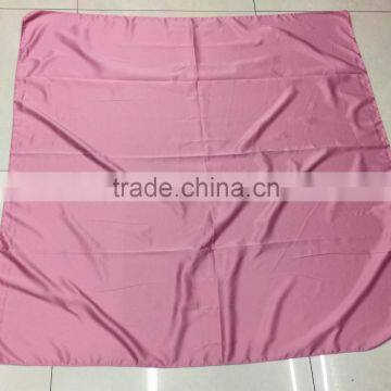 solid color square cheap satin scarf wholesale