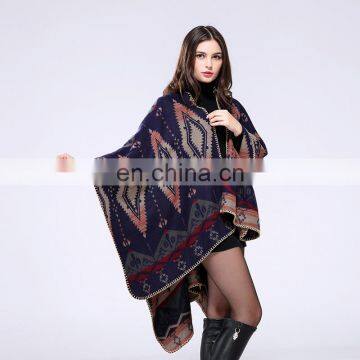 Europe And The United States Thickening Cashmere Scarf Shawl