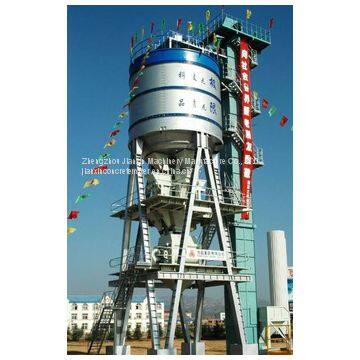 Concrete mixing building