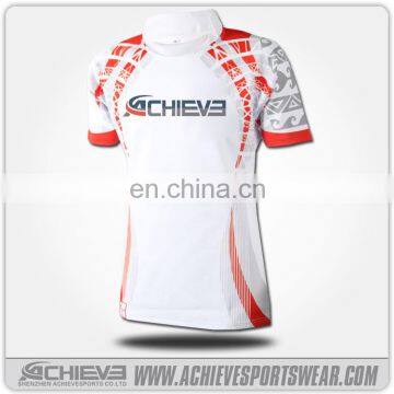 Sublimation Custom Wholesale Cheap Blank Rugby Jersey / Blank Rugby Shirt photo-4