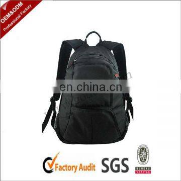 Popular black custom brand backpack bag