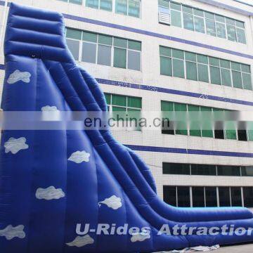 Sky Blue Super High Inflatable Slide for Pool photo-6