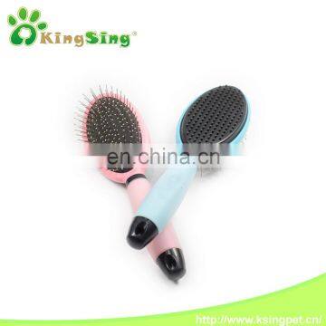 Double Sides Sticky Hair Dog Combs and Brushes with Silica gel handle, Pet Grooming Brush for Dogs & Cats