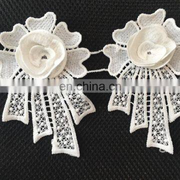 Good Quality Garment Accessories Embroidery 3D Flower Lace Trimming photo-3