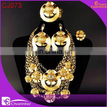 Gold Plated Costume Fashion Jewelry Set CJ072 photo-5