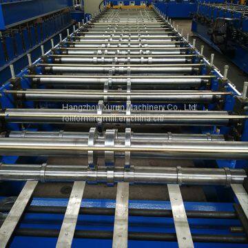 Roof Wall Panel IBR Trapezoidal Roll Forming Machine Metal PPGI Galvanized Steel Profile Lines photo-4