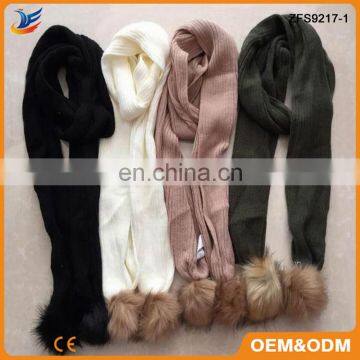 custom size cashmere knitted scarf With Professional Technical Support