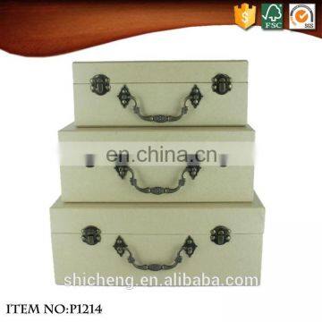 Shantou Shicheng Kraft Paper Suitcase Box Storage Organizer photo-6