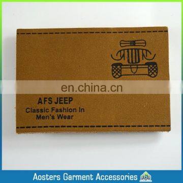 Custom Wholesale Vintage Fashion Leather Label for Jeans photo-4