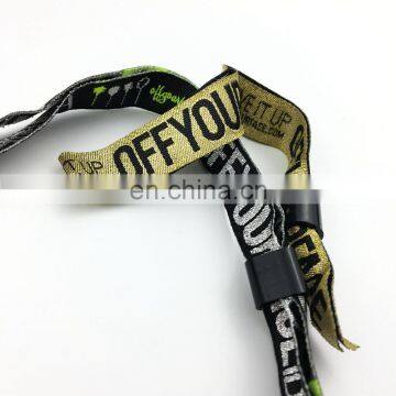 Custom Wholesale Festival Cloth Wristbands Woven Wristbands photo-6
