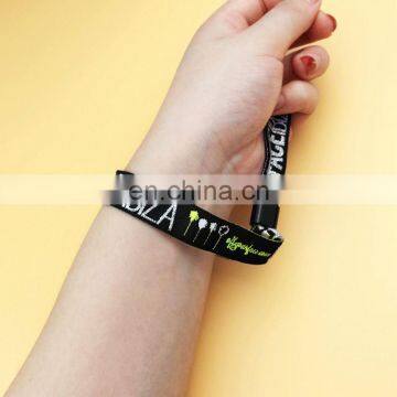 Fabric Handicraft Event Woven Printed Numbered Wristbands photo-6