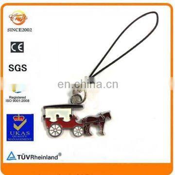 European classical carriage metal enamel cell phone charm