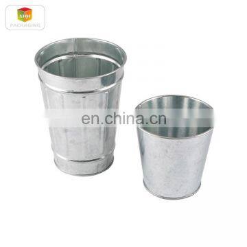 Metal Tin Garden Flower Pots photo-6