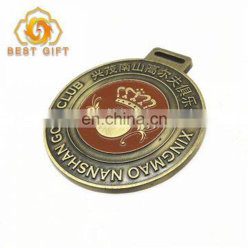 Two Color Plating Commemorative Award Medal For Souvenir