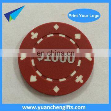 Plastic ABS Cheap Custom Made Round Rectangular Poker Chips photo-3
