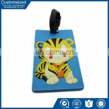 Wholesale factory custom printed genuine leather luggage tag