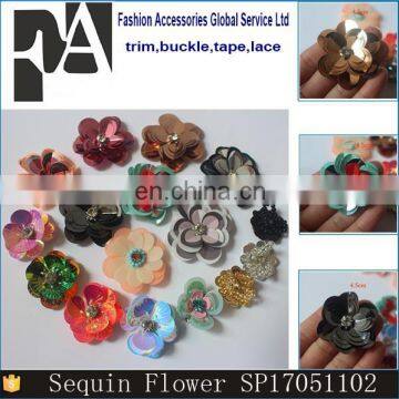 New Look 3D Sequin Flower Patch for Clothing and Shoes