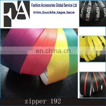 cheap price zipper waterproof custom colour PVC waterproof zipper