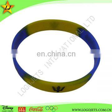 Promotional most Popular Advertising Rubber Wristband Silicone bracelet