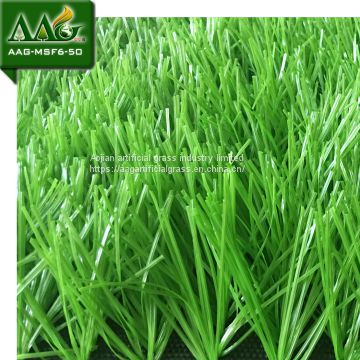 Artificial grass 50mm for football Guangzhou supplier