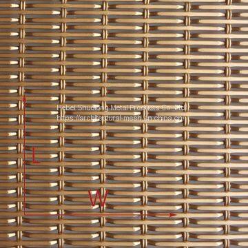 XY-1228P Coppper Color Aluminum Architectural Wire Mesh photo-2