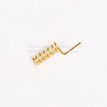 OEM Gold Plated stainless steel spring ,metal coil mini Compression spring