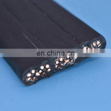 Flexible 30 cores elevator cable flat travelling