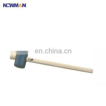 self locking wooden handle rubber head sledge hammer