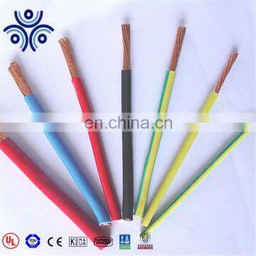 BV wire and cable 1.5mm2 2.5mm2 4mm2 solid copper conductor pvc insulated single core wire housing wire for sale