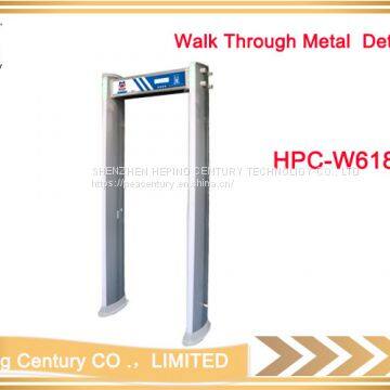 Waterproof Metal Detectors Waterproof 6/12/18 zones Walk Through Metal Detector