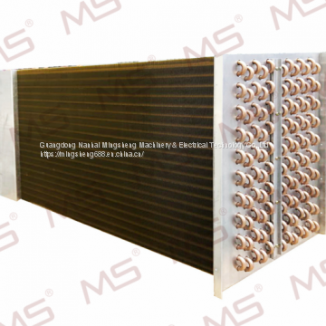 Nickel-copper finned heat exchanger