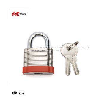 19mm Laminated Steel Shackle Safety Padlocks EP-8561  Metal Body Padlock