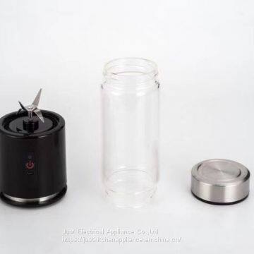 350ml 100W SUS304 4000mAh USB Charging Electrical Blender Porable Slow Juicer Glass Juicer Cup photo-3